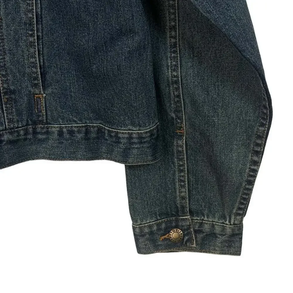 Disney Tinkerbell Jean Jacket Womens XXL Mickey Theme Park Movie Trivia - Picture 5 of 14